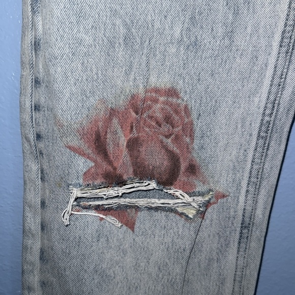 Ksubi Jeans Womens 27x32 Blue Wide Leg High Rise Light Wash. B2 - Picture 3 of 7